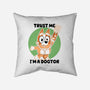 Trust Me I'm A Dogtor-None-Non-Removable Cover w Insert-Throw Pillow-naomori