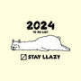 Stay Llazy-None-Glossy-Sticker-turborat14