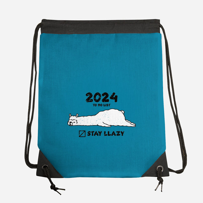 Stay Llazy-None-Drawstring-Bag-turborat14