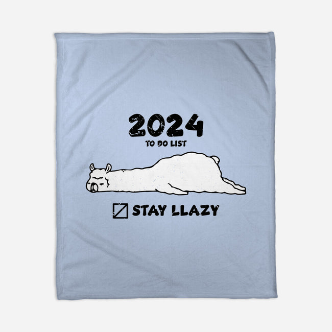 Stay Llazy-None-Fleece-Blanket-turborat14