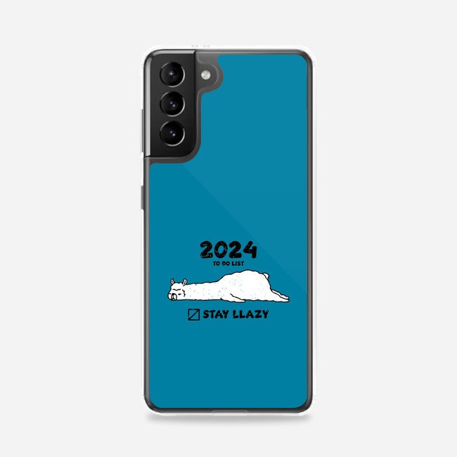 Stay Llazy-Samsung-Snap-Phone Case-turborat14