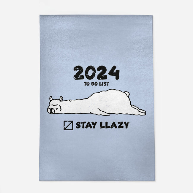 Stay Llazy-None-Outdoor-Rug-turborat14