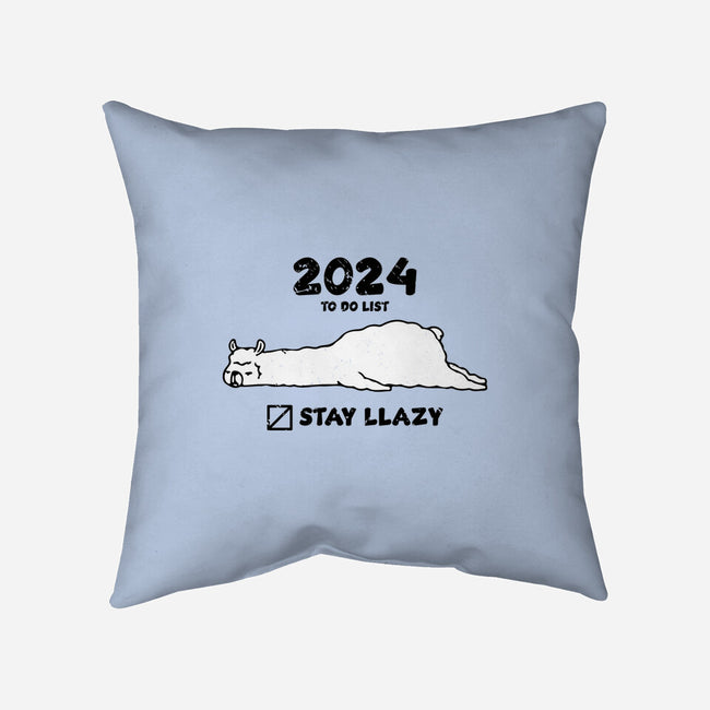 Stay Llazy-None-Non-Removable Cover w Insert-Throw Pillow-turborat14