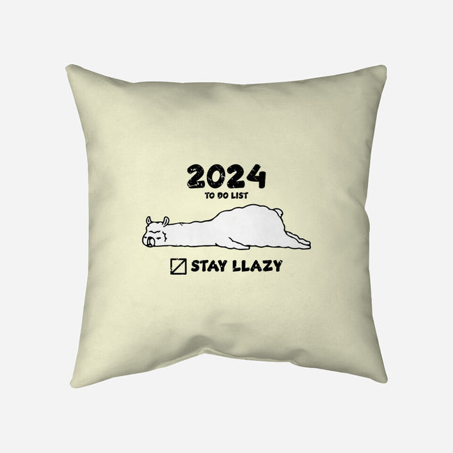 Stay Llazy-None-Non-Removable Cover w Insert-Throw Pillow-turborat14