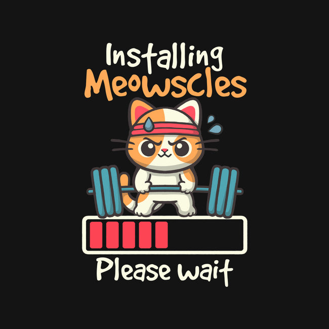 Installing Meowscles-Womens-Fitted-Tee-NemiMakeit