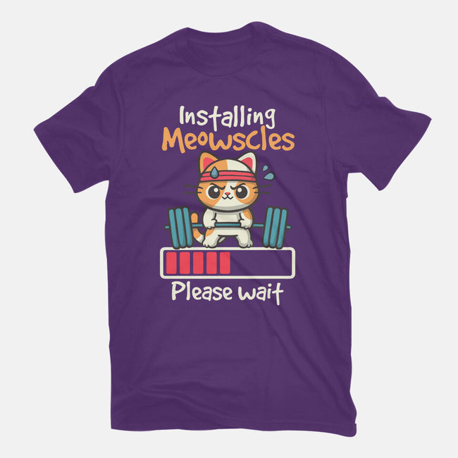 Installing Meowscles-Womens-Basic-Tee-NemiMakeit