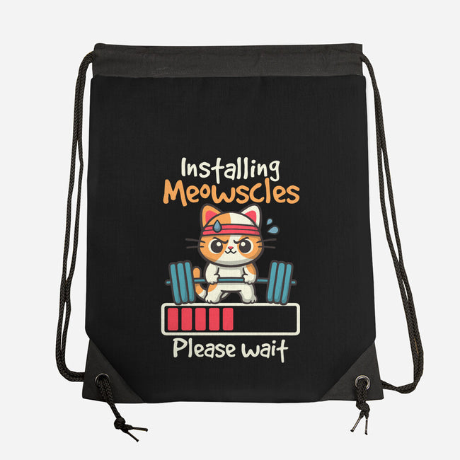 Installing Meowscles-None-Drawstring-Bag-NemiMakeit