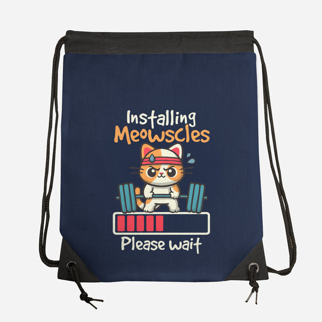 Installing Meowscles-None-Drawstring-Bag-NemiMakeit