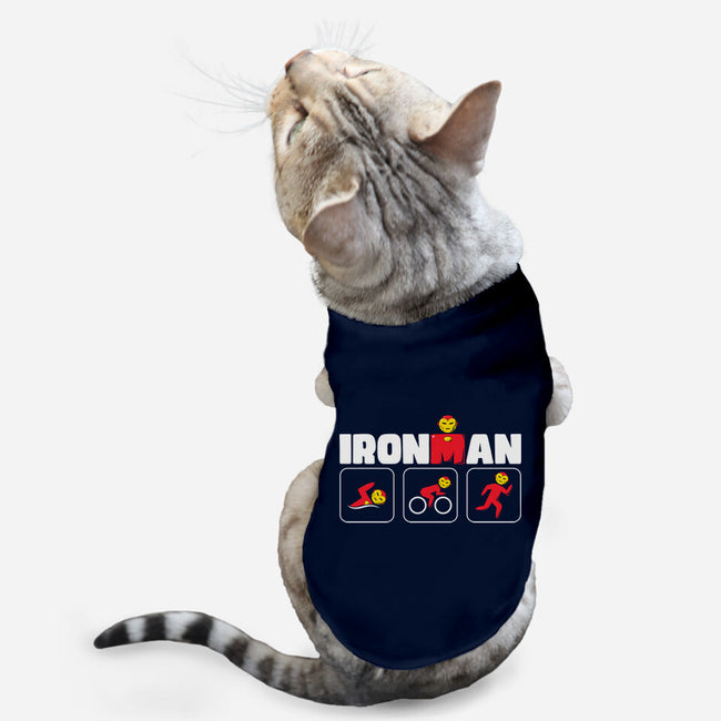 IronMan Triathlon-Cat-Basic-Pet Tank-krisren28