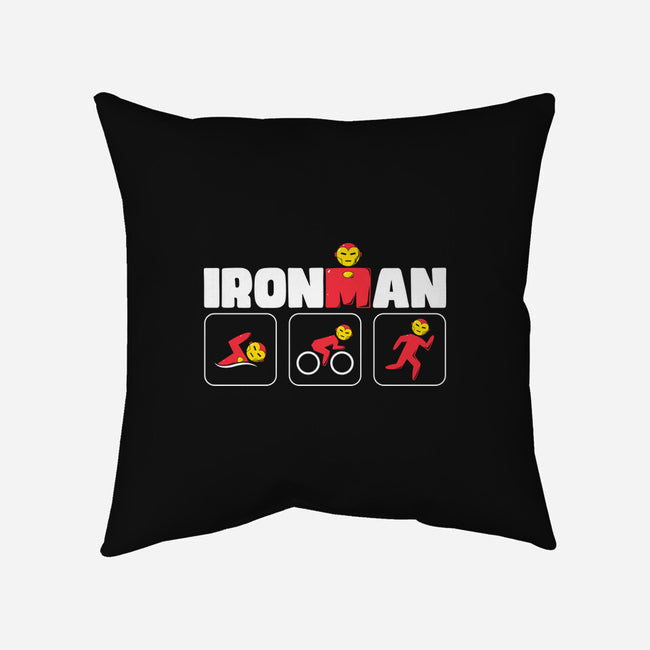 IronMan Triathlon-None-Removable Cover-Throw Pillow-krisren28