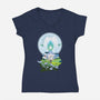 The Mage-Womens-V-Neck-Tee-SwensonaDesigns