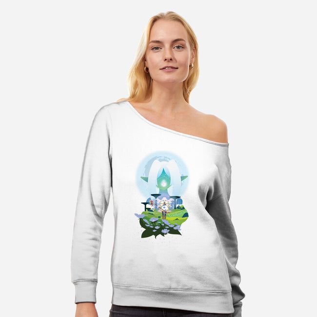 The Mage-Womens-Off Shoulder-Sweatshirt-SwensonaDesigns