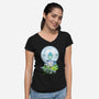 The Mage-Womens-V-Neck-Tee-SwensonaDesigns