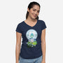 The Mage-Womens-V-Neck-Tee-SwensonaDesigns