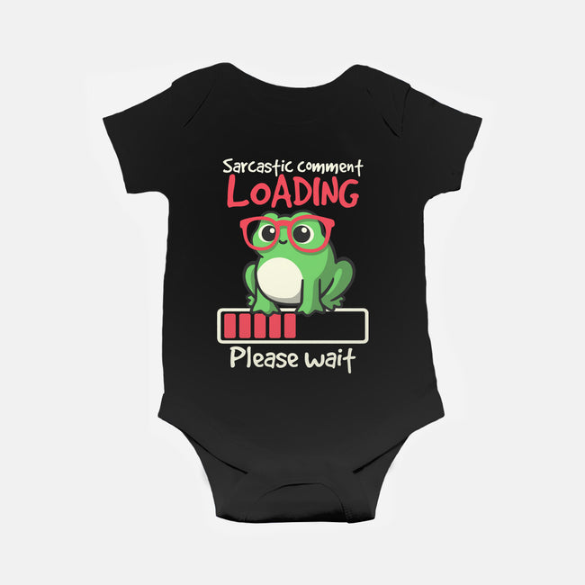 Sarcastic Comment Loading-Baby-Basic-Onesie-NemiMakeit