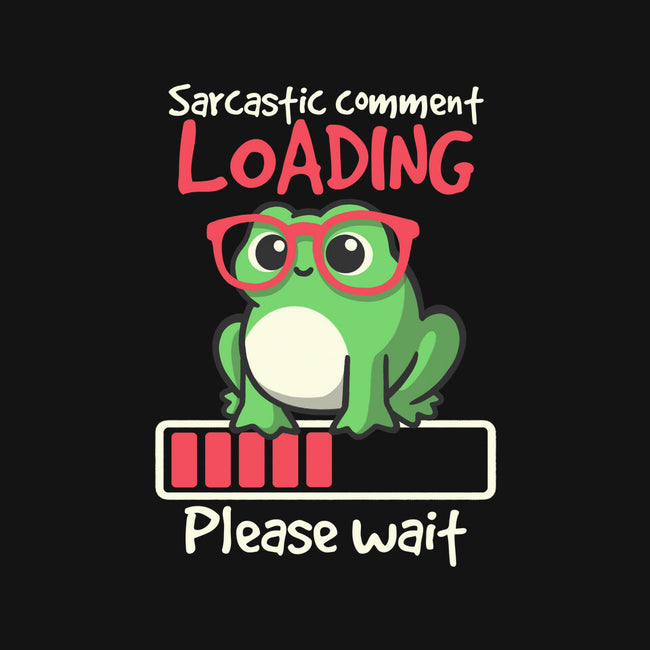 Sarcastic Comment Loading-Womens-Fitted-Tee-NemiMakeit