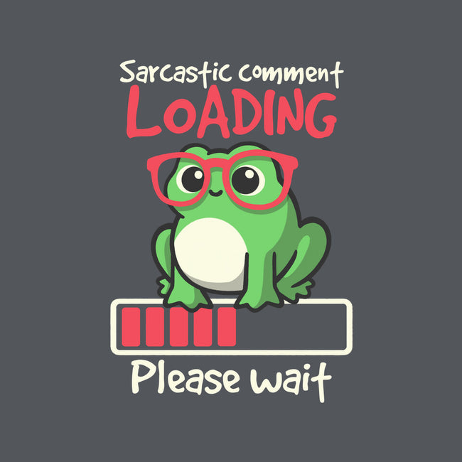 Sarcastic Comment Loading-Womens-Fitted-Tee-NemiMakeit