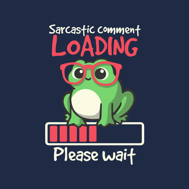 Sarcastic Comment Loading-Womens-Fitted-Tee-NemiMakeit