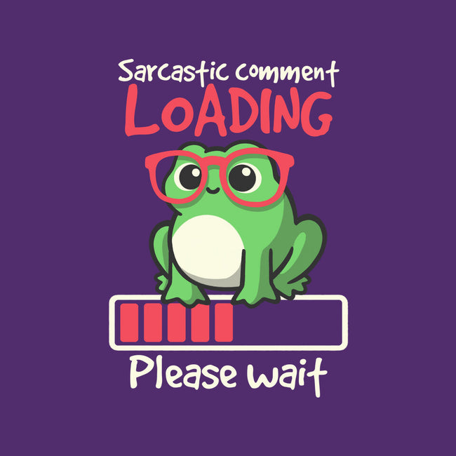 Sarcastic Comment Loading-Womens-Fitted-Tee-NemiMakeit