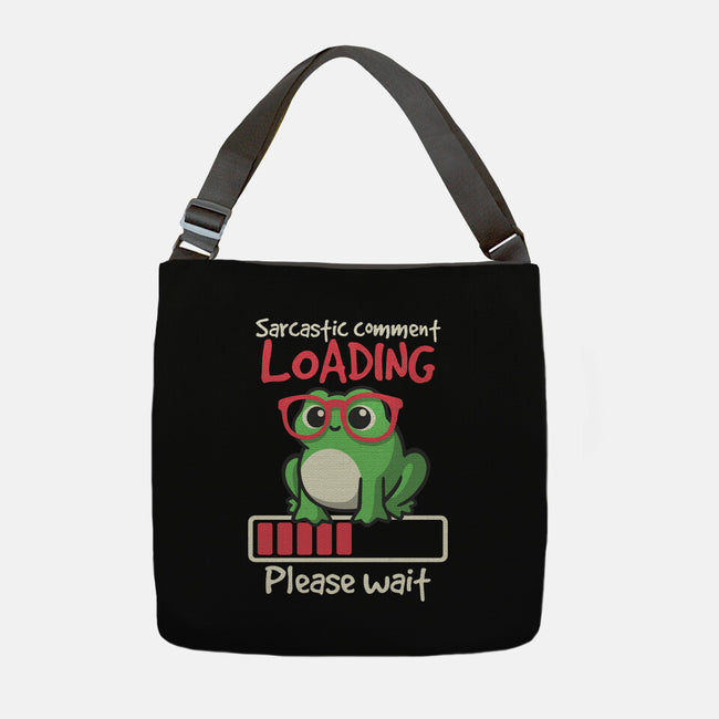 Sarcastic Comment Loading-None-Adjustable Tote-Bag-NemiMakeit