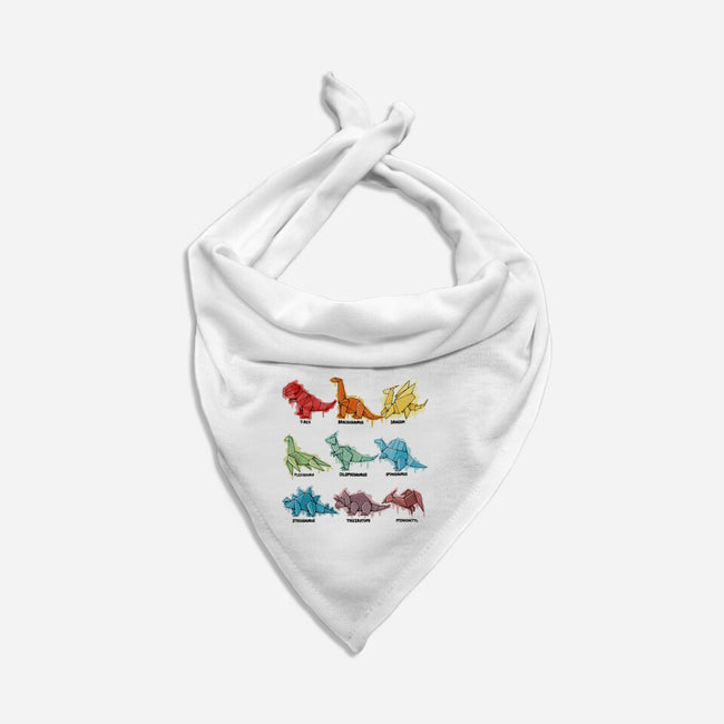 Origami Saurs-Dog-Bandana-Pet Collar-Vallina84