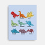 Origami Saurs-None-Stretched-Canvas-Vallina84