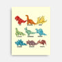 Origami Saurs-None-Stretched-Canvas-Vallina84
