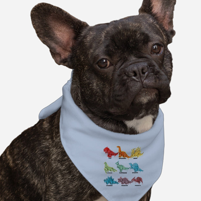 Origami Saurs-Dog-Bandana-Pet Collar-Vallina84