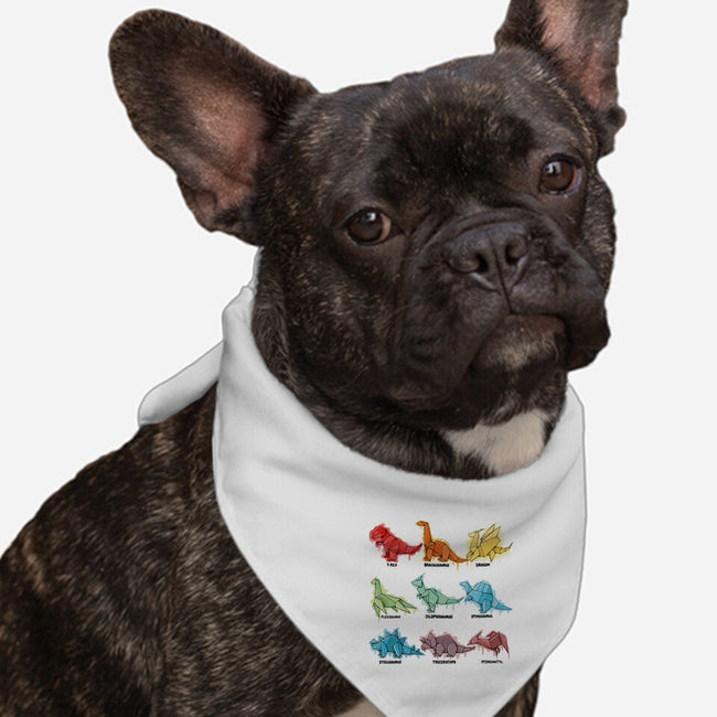 Origami Saurs-Dog-Bandana-Pet Collar-Vallina84