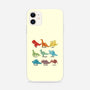 Origami Saurs-iPhone-Snap-Phone Case-Vallina84