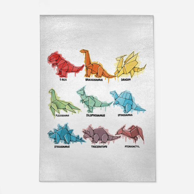 Origami Saurs-None-Indoor-Rug-Vallina84