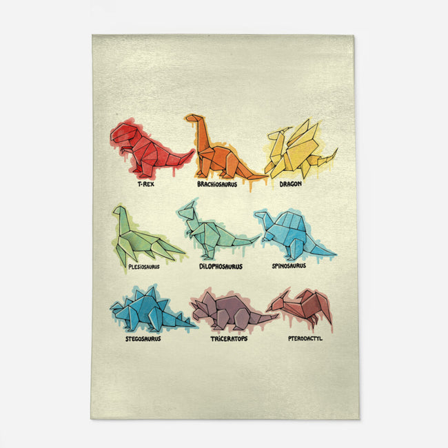 Origami Saurs-None-Outdoor-Rug-Vallina84