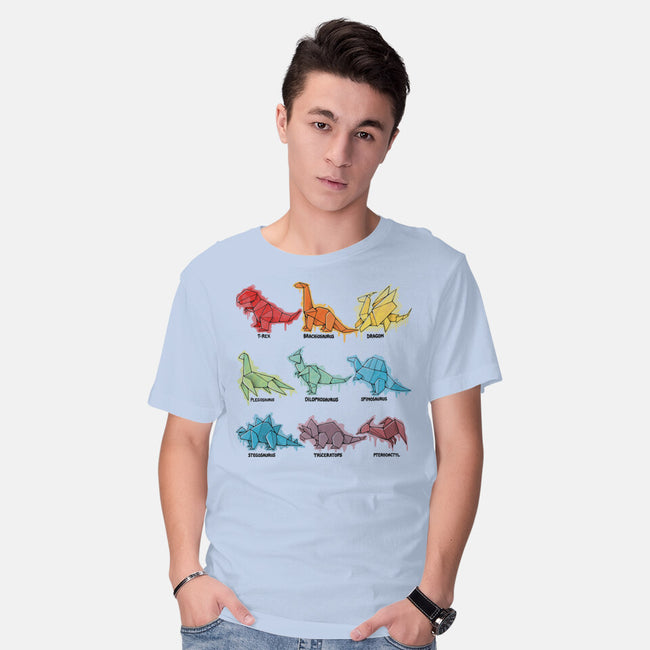 Origami Saurs-Mens-Basic-Tee-Vallina84