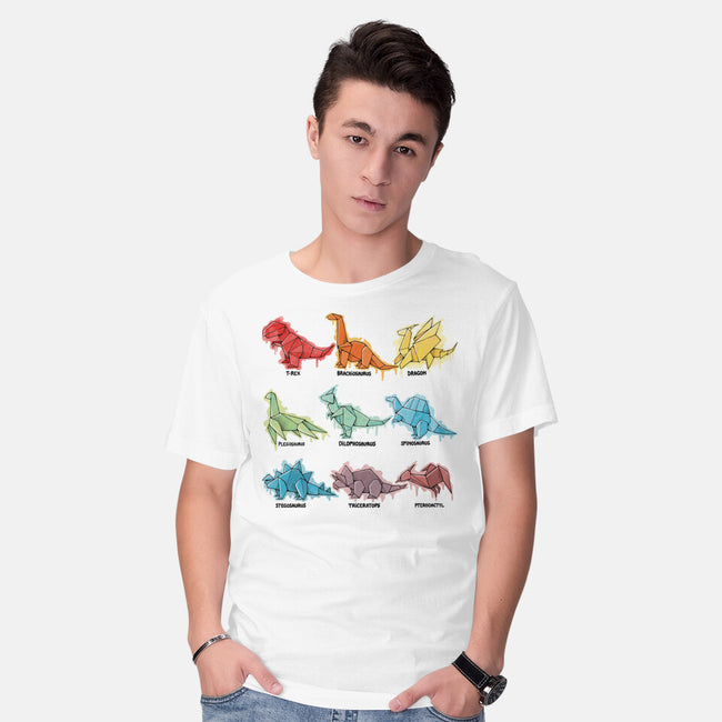 Origami Saurs-Mens-Basic-Tee-Vallina84