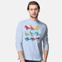 Origami Saurs-Mens-Long Sleeved-Tee-Vallina84