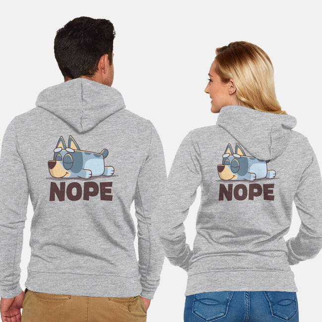 Lazy Heeler-Unisex-Zip-Up-Sweatshirt-retrodivision