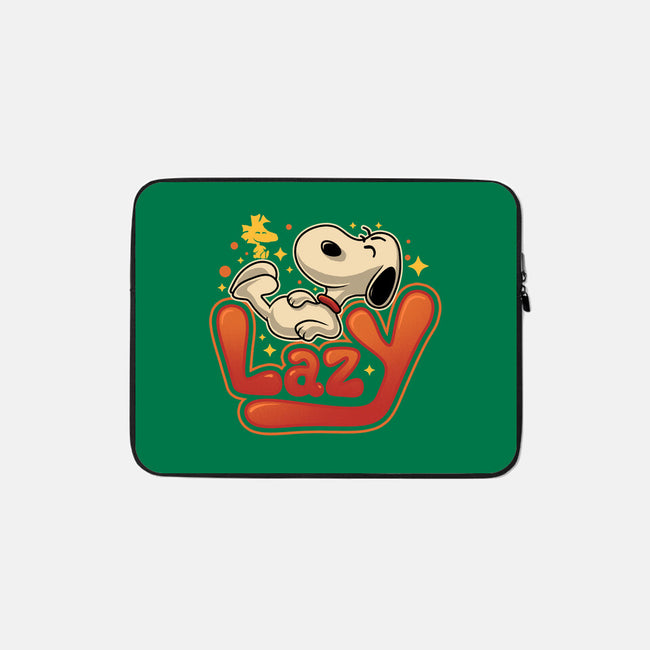 Lazy Beagle-None-Zippered-Laptop Sleeve-erion_designs