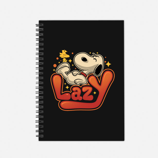 Lazy Beagle-None-Dot Grid-Notebook-erion_designs