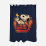 Lazy Beagle-None-Polyester-Shower Curtain-erion_designs
