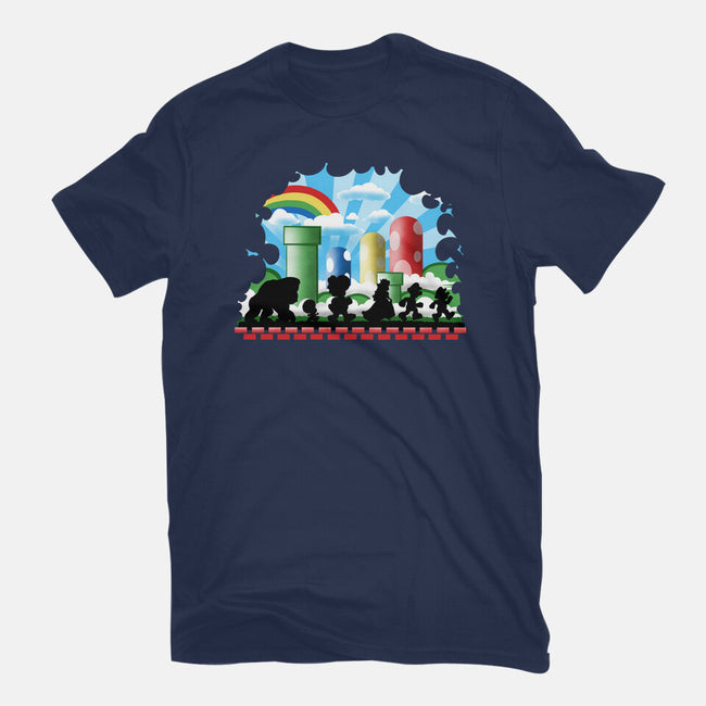 The Fellowship Of The Plumbers-Womens-Basic-Tee-zascanauta