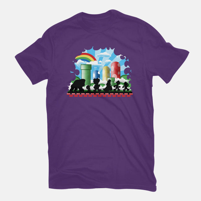 The Fellowship Of The Plumbers-Womens-Basic-Tee-zascanauta