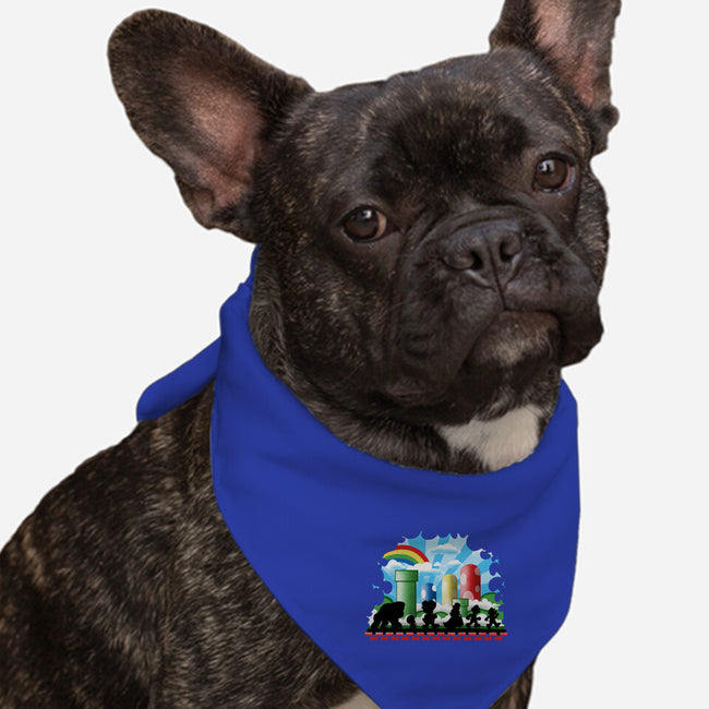 The Fellowship Of The Plumbers-Dog-Bandana-Pet Collar-zascanauta