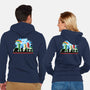 The Fellowship Of The Plumbers-Unisex-Zip-Up-Sweatshirt-zascanauta