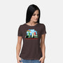 The Fellowship Of The Plumbers-Womens-Basic-Tee-zascanauta