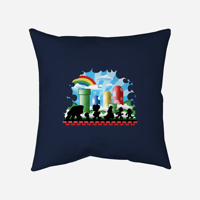 The Fellowship Of The Plumbers-None-Non-Removable Cover w Insert-Throw Pillow-zascanauta