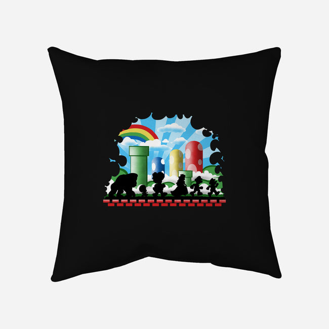 The Fellowship Of The Plumbers-None-Removable Cover-Throw Pillow-zascanauta