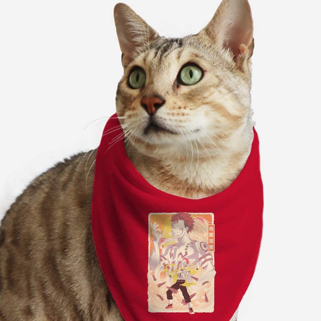 Musha-E Sukuna-Cat-Bandana-Pet Collar-hypertwenty