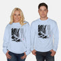 Great Old One Sumi-e-Unisex-Crew Neck-Sweatshirt-DrMonekers