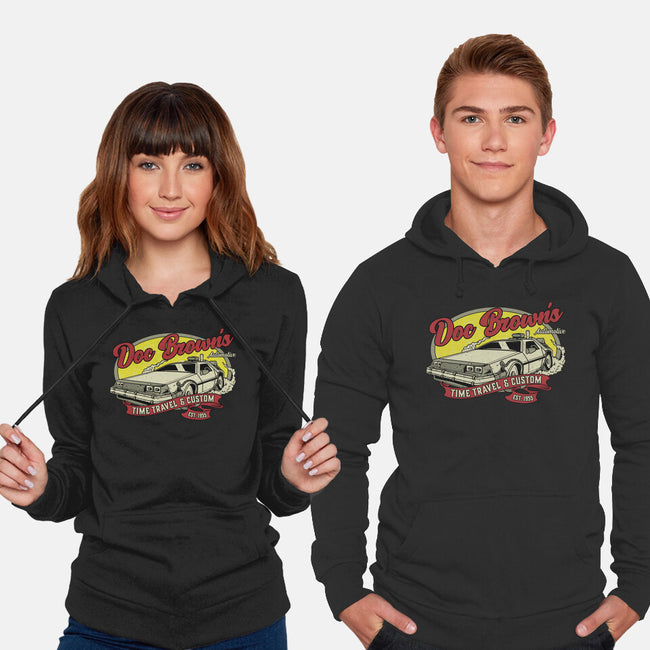 Doc's Automotive-Unisex-Pullover-Sweatshirt-retrodivision