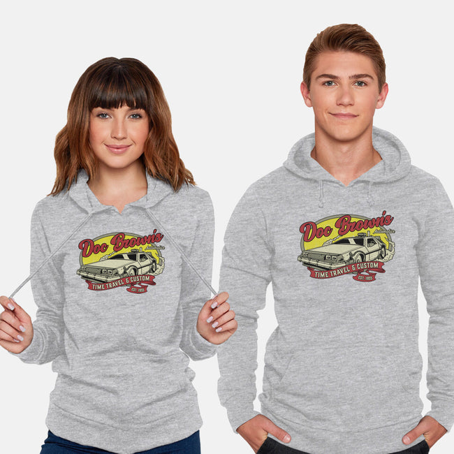 Doc's Automotive-Unisex-Pullover-Sweatshirt-retrodivision